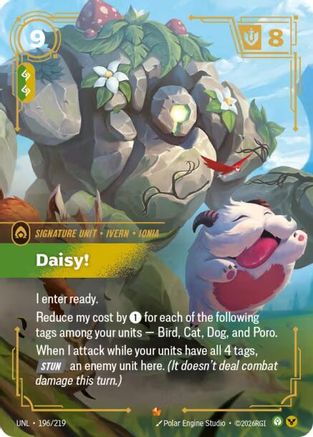 Daisy! (196/219) [Unleashed] Foil Riftbound Singles Riot Games