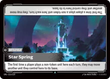 Star Spring (215/219) [Unleashed] Foil Riftbound Singles Riot Games