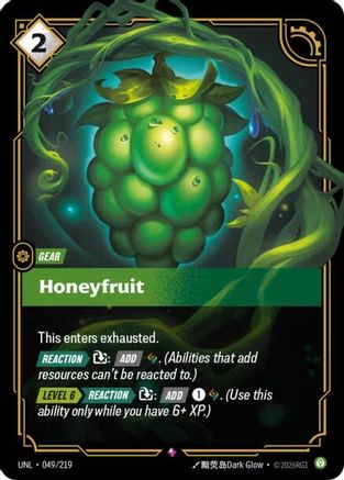 Honeyfruit (049/219) [Unleashed] Foil Riftbound Singles Riot Games