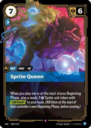 Sprite Queen (084/219) [Unleashed] Foil Riftbound Singles Riot Games