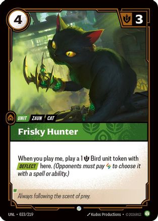 Frisky Hunter (033/219) [Unleashed] Riftbound Singles Riot Games