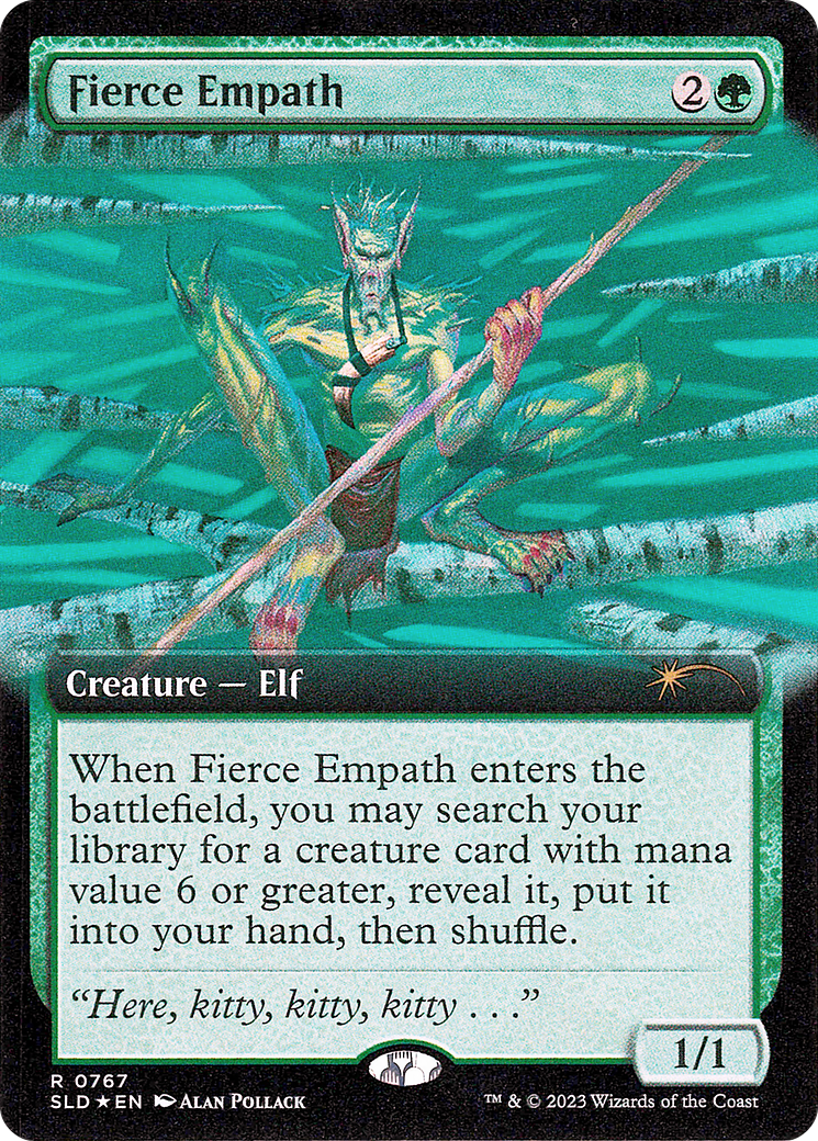 Fierce Empath (SLD-767) [Secret Lair] Drop (Extended Art) Foil MTG Single Wizards of the Coast