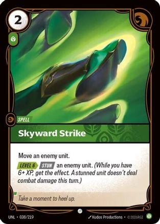 Skyward Strike (038/219) [Unleashed] Riftbound Singles Riot Games