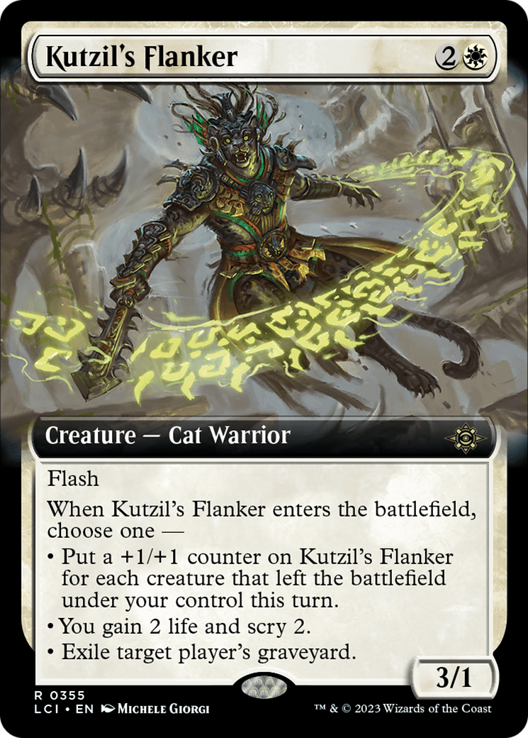 Kutzil's Flanker (LCI-355) [The Lost Caverns of Ixalan] (Extended Art) MTG Single Wizards of the Coast