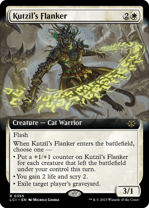 Kutzil's Flanker (LCI-355) [The Lost Caverns of Ixalan] (Extended Art) MTG Single Wizards of the Coast