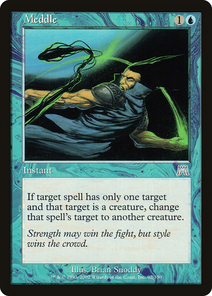 Meddle (ONS-092) [Onslaught] Foil MTG Single Wizards of the Coast