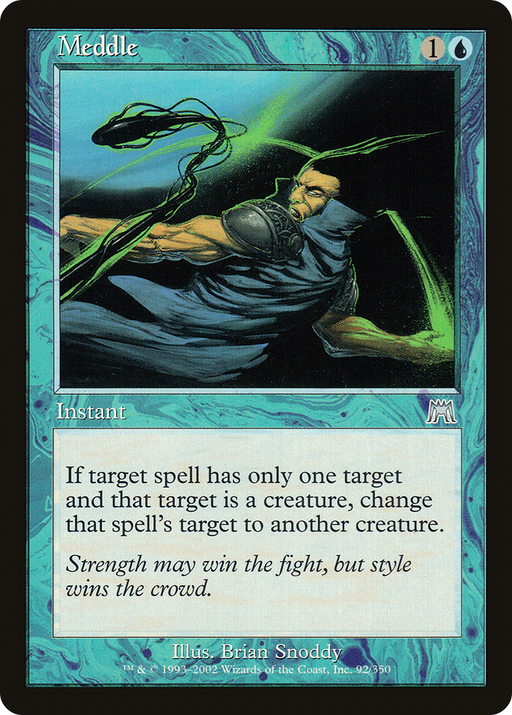 Meddle (ONS-092) [Onslaught] Foil MTG Single Wizards of the Coast
