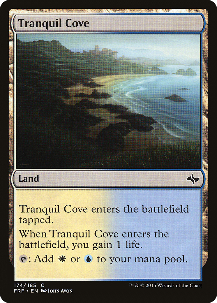 Tranquil Cove (FRF-174) [Fate Reforged] Foil MTG Single Wizards of the Coast