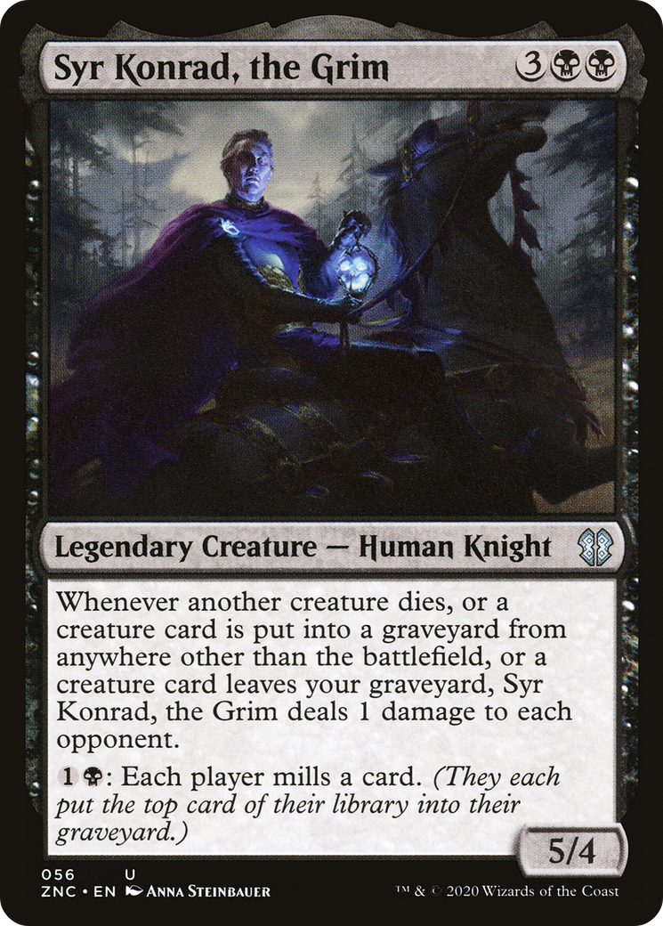 Syr Konrad, the Grim (ZNC-056) [Zendikar Rising Commander] MTG Single Wizards of the Coast