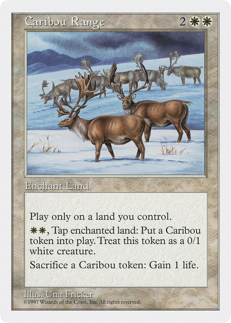 Caribou Range (5ED-014) [Fifth Edition] MTG Single Wizards of the Coast