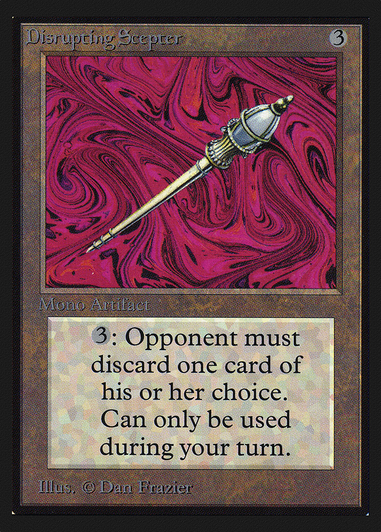 Disrupting Scepter (CE) (CED-) [Collectors' Edition] MTG Single Wizards of the Coast