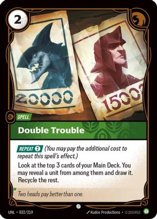 Double Trouble (032/219) [Unleashed] Riftbound Singles Riot Games