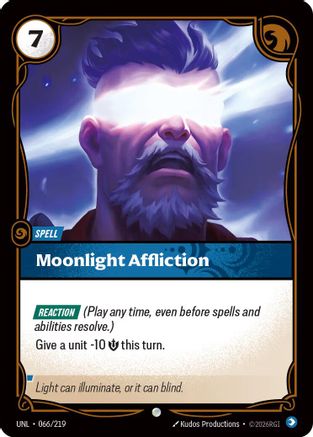 Moonlight Affliction (066/219) [Unleashed] Foil Riftbound Singles Riot Games