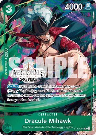 Dracule Mihawk (Regional Participation Pack 2026 Vol.1) (ST12-003) [One Piece Promotion Cards] Foil One Piece Single Bandai