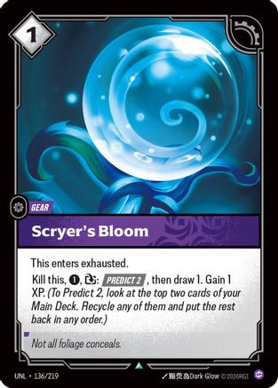 Scryer's Bloom (136/219) [Unleashed] Riftbound Singles Riot Games