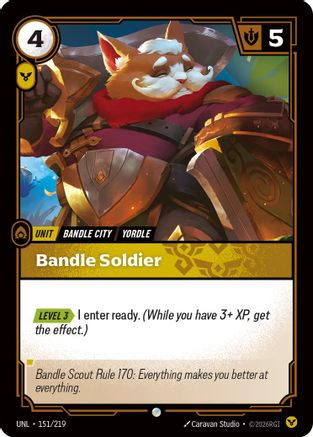 Bandle Soldier (151/219) [Unleashed] Foil Riftbound Singles Riot Games