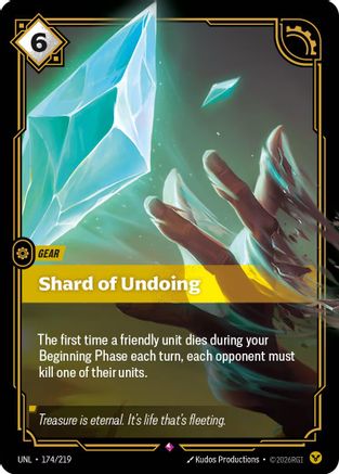Shard of Undoing (174/219) [Unleashed] Foil Riftbound Singles Riot Games