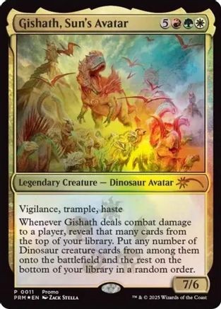 Gishath, Sun's Avatar (MEDIA-011) [Misc] Media Promos Foil MTG Single Wizards of the Coast