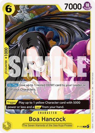 Boa Hancock (OP15 Release Event) (P-115) [One Piece Promotion Cards] One Piece Single Bandai