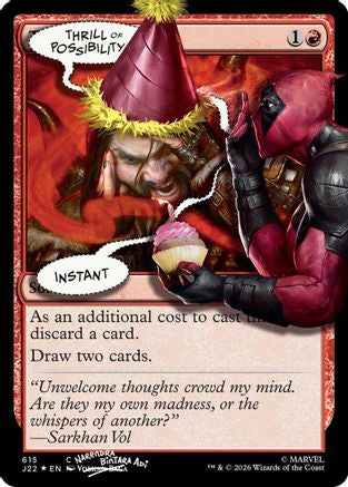 Thrill of Possibility (615) (Pool Party Foil) (SLD-615) [Secret Lair] Drop Series Foil MTG Single Wizards of the Coast