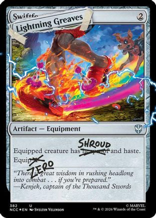 Lightning Greaves (382) (Pool Party Foil) (SLD-382) [Secret Lair] Drop Series Foil MTG Single Wizards of the Coast