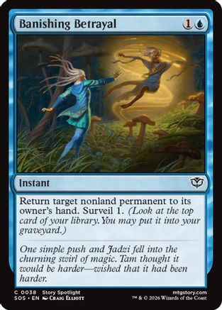 Banishing Betrayal (SOS-038) [Secrets of Strixhaven] MTG Single Wizards of the Coast