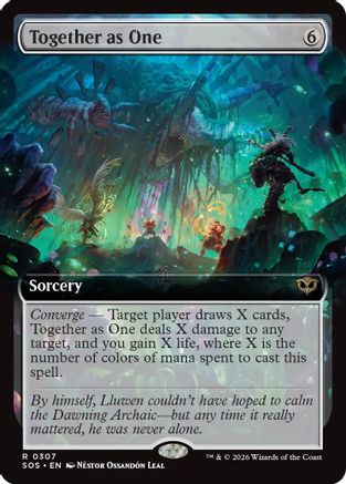 Together as One (SOS-307) [Secrets of Strixhaven] Foil MTG Single Wizards of the Coast