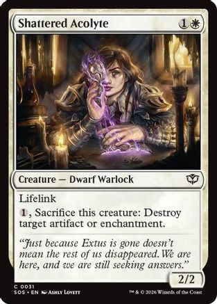 Shattered Acolyte (SOS-031) [Secrets of Strixhaven] MTG Single Wizards of the Coast