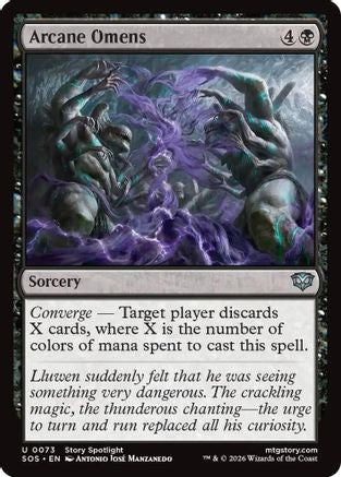 Arcane Omens (SOS-073) [Secrets of Strixhaven] MTG Single Wizards of the Coast