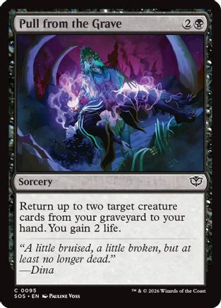 Pull from the Grave (SOS-095) [Secrets of Strixhaven] Foil MTG Single Wizards of the Coast