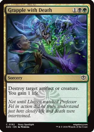 Grapple with Death (SOS-192) [Secrets of Strixhaven] MTG Single Wizards of the Coast