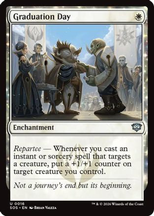 Graduation Day (SOS-016) [Secrets of Strixhaven] MTG Single Wizards of the Coast