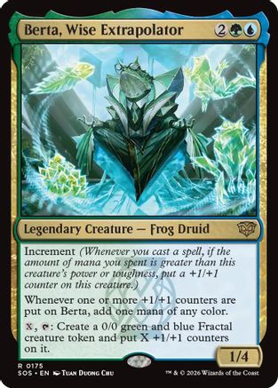 Berta, Wise Extrapolator (SOS-175) [Secrets of Strixhaven] MTG Single Wizards of the Coast