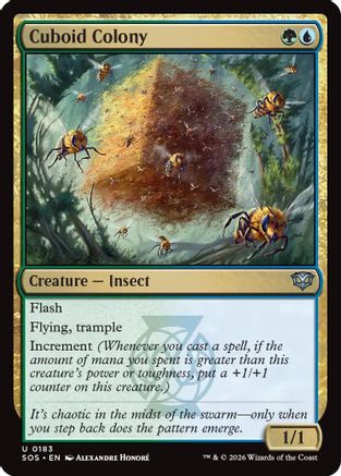 Cuboid Colony (SOS-183) [Secrets of Strixhaven] Foil MTG Single Wizards of the Coast