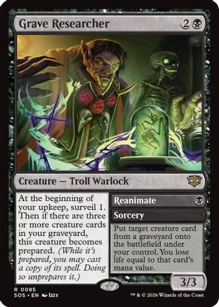 Grave Researcher (SOS-085) [Secrets of Strixhaven] MTG Single Wizards of the Coast