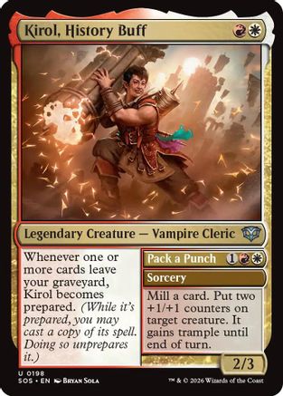 Kirol, History Buff (SOS-198) [Secrets of Strixhaven] Foil MTG Single Wizards of the Coast