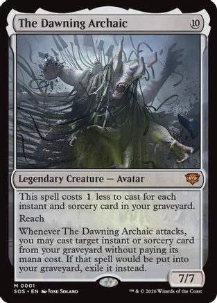 The Dawning Archaic (SOS-001) [Secrets of Strixhaven] MTG Single Wizards of the Coast