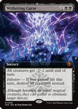Withering Curse (SOS-330) [Secrets of Strixhaven] MTG Single Wizards of the Coast
