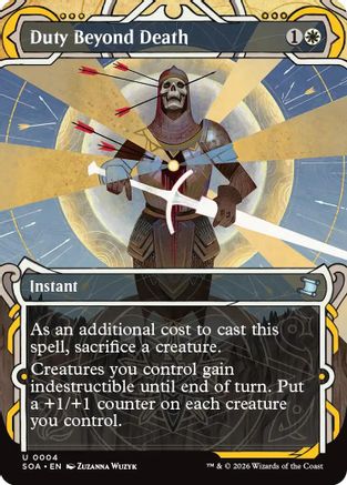 Duty Beyond Death (SOA-004) [Secrets of Strixhaven: Mystical Archive] Foil MTG Single Wizards of the Coast