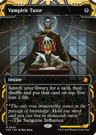 Vampiric Tutor (SOA-035) [Secrets of Strixhaven: Mystical Archive] MTG Single Wizards of the Coast