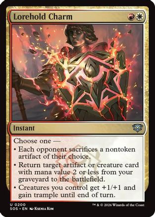 Lorehold Charm (SOS-200) [Secrets of Strixhaven] Foil MTG Single Wizards of the Coast