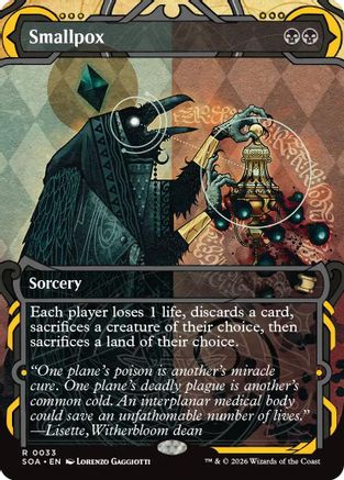 Smallpox (SOA-033) [Secrets of Strixhaven: Mystical Archive] Foil MTG Single Wizards of the Coast