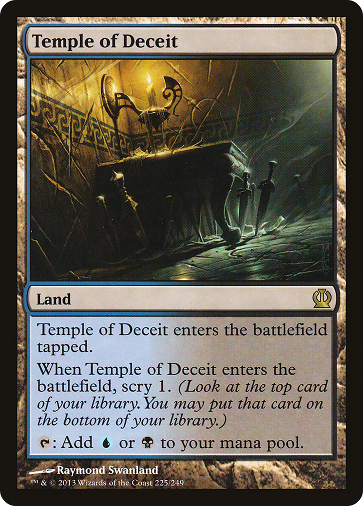 Temple of Deceit (THS-225) [Theros] MTG Single Wizards of the Coast