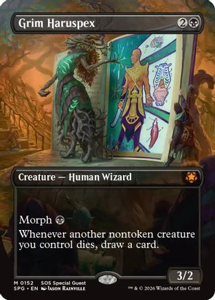 Grim Haruspex (SPG-152) [Special Guests] Foil MTG Single Wizards of the Coast