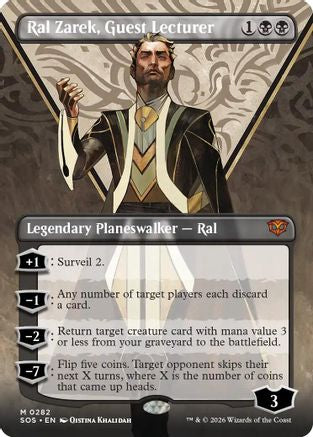 Ral Zarek, Guest Lecturer (SOS-282) [Secrets of Strixhaven] MTG Single Wizards of the Coast