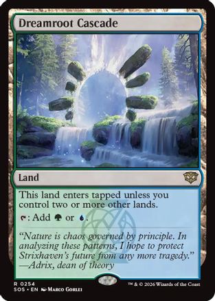 Dreamroot Cascade (SOS-254) [Secrets of Strixhaven] MTG Single Wizards of the Coast