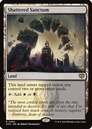 Shattered Sanctum (SOS-260) [Secrets of Strixhaven] Foil MTG Single Wizards of the Coast