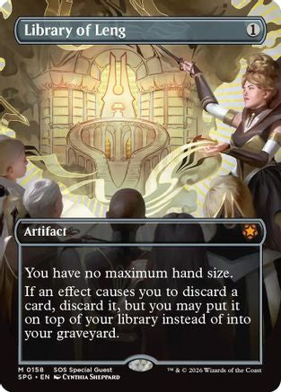 Library of Leng (SPG-158) [Special Guests] MTG Single Wizards of the Coast
