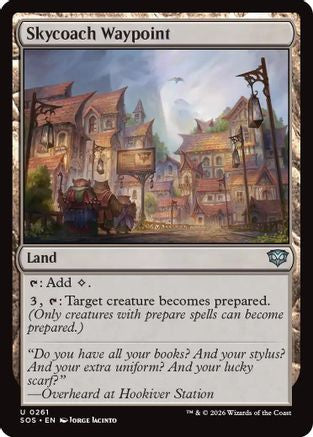 Skycoach Waypoint (SOS-261) [Secrets of Strixhaven] MTG Single Wizards of the Coast