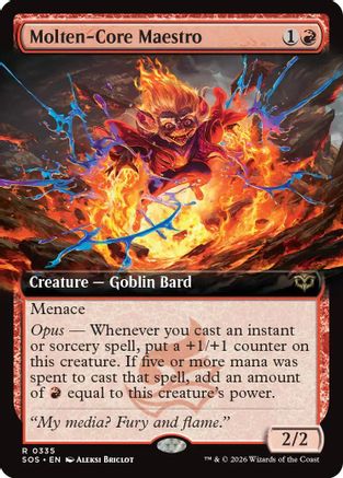 Molten-Core Maestro (SOS-335) [Secrets of Strixhaven] MTG Single Wizards of the Coast